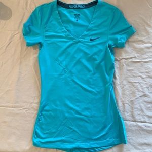 Nike pro athletic v-neck